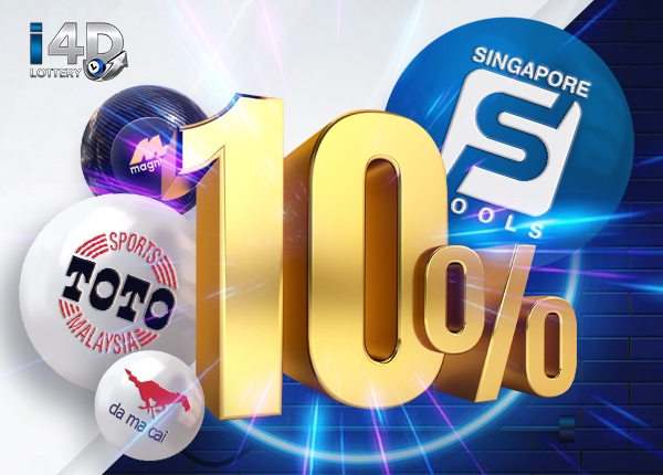 10% 4D Welcome Bonus