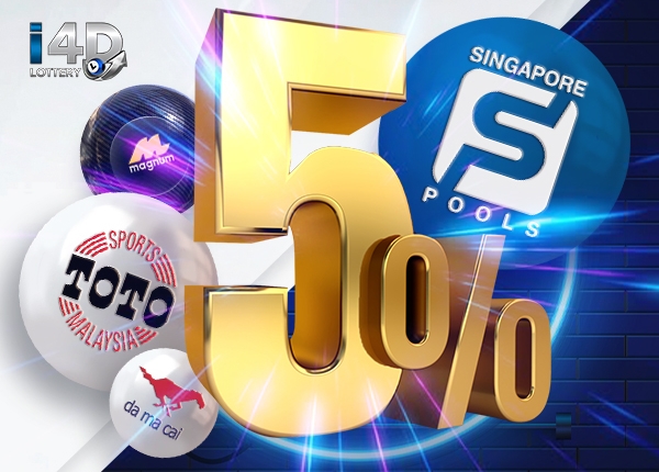 5% 4D Daily Deeposit Bonus