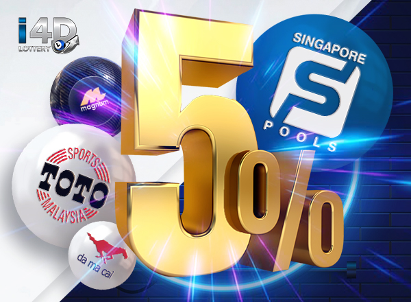 5% 4D Daily Deeposit Bonus